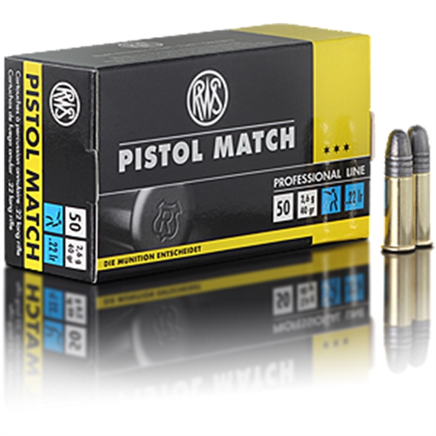 Picture of Walther Arms Ammo Rws 22Lr Pistol Match