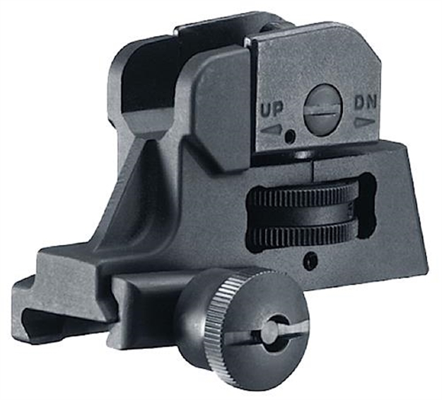 Picture of Walther Arms 576110 Rear Sight Tactical M4 & M16 Black