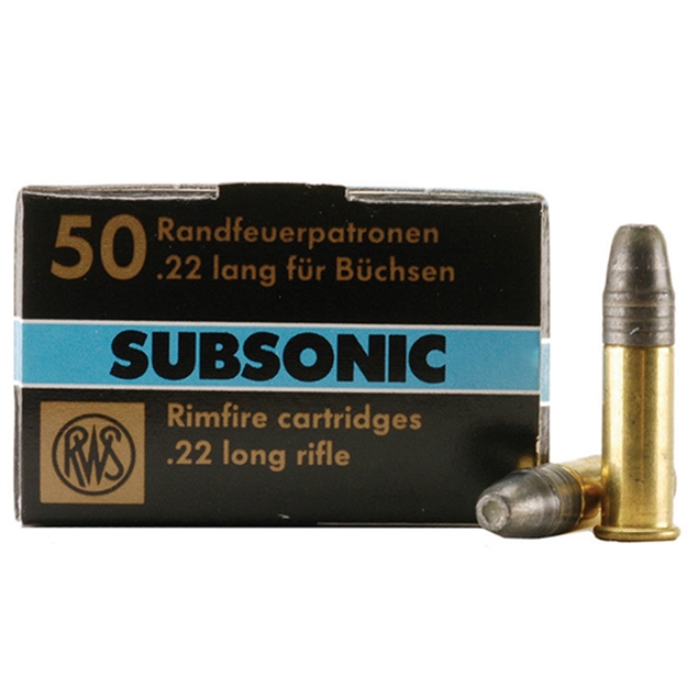 Picture of Walther Arms Ammo Rws 22Lr Subsonic 50/100