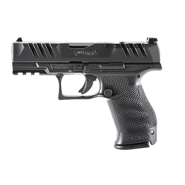Picture of  Walther Arms 2851229 Pdp Compact Optic Ready 9Mm Luger 4" 15+1 Black Black Steel Slide Performance Duty Textured Black Polymer Grip 723364216961