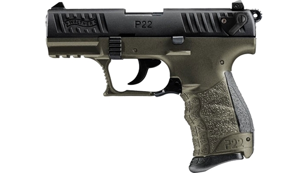 Picture of Wal P22qd 22Lr 3.4" Mil Green 10Rd