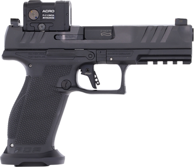 Picture of Walther Arms Pdp Pro Acro Installed 9Mm 4.5" 10-Shot Black Frame 28880991PRO