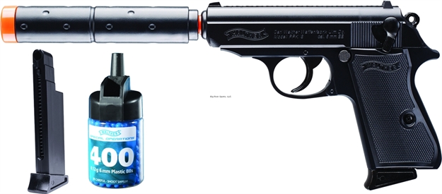 Picture of Walther Arms Ppks Operative Kit Black Air Soft Pistol 160 Fps