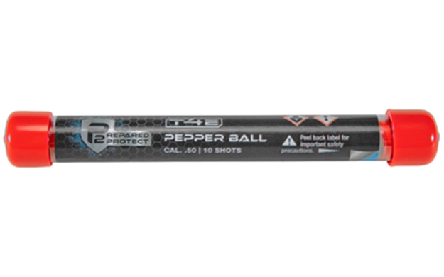 Picture of Umarex T4e BY Umarex .50 Cal Live Pepper Ball- Red/White- 10 CT Tube 2292301