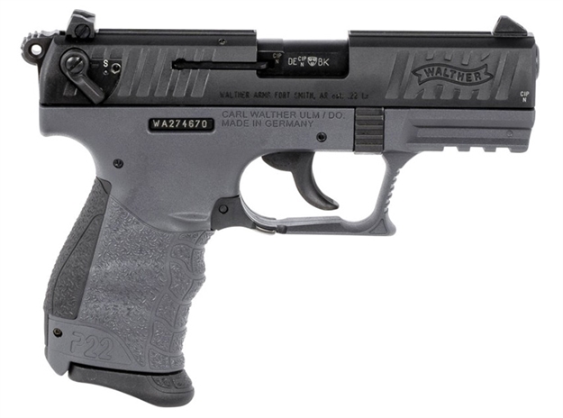 Picture of Walther Arms P22 22Lr 3.42" Tungsten Gray CA 10Rd 5120365