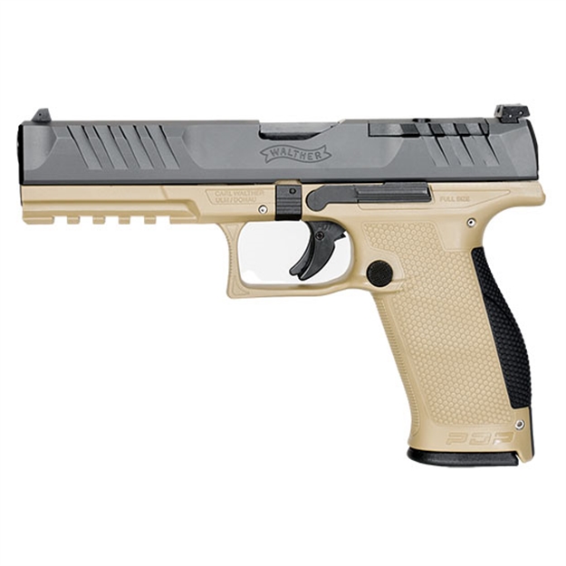 Picture of  Walther Arms 2858410 Pdp Optic Ready 9Mm Luger 5" 18+1 Black Steel Slide Performance Duty Textured  Polymer Grip (Full Size) 723364227134