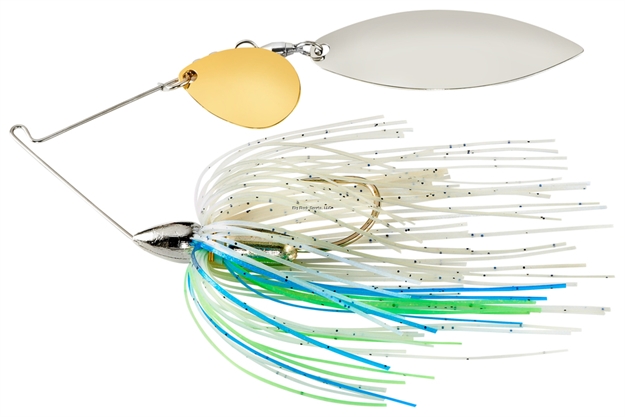 Picture of War Eagle Screamin Eagle Nickle Frame Tandem Willow Spinnerbait Blue Herring