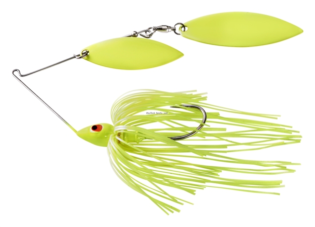 Picture of War Eagle 3/8 Double Willow Painted Head Chartreuse