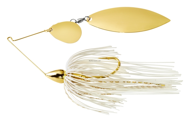 Picture of War Eagle 3/8 Tandem Willow Gold Frame White Gold