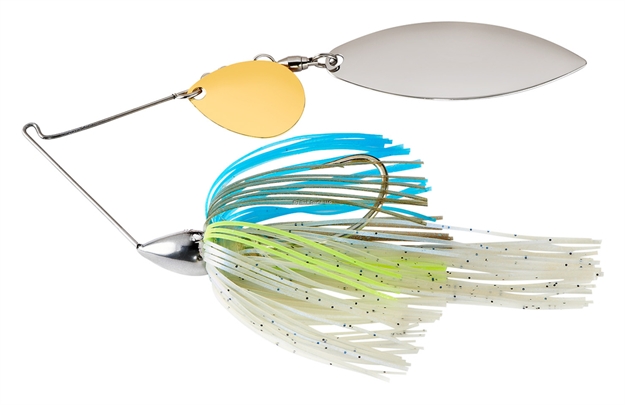 Picture of War Eagle Tandem Willow Nickel Frame Spinnerbait 3/8Oz Sexxy Shad WE38NT19