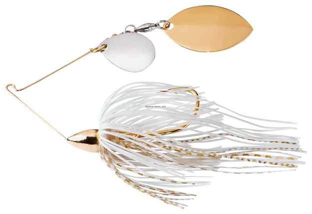 Picture of War Eagle Finnesse Gold Frame Spinnerbait 5/16Oz White Gold WE516G01G 657139061008