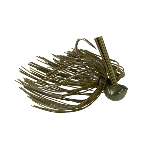 Picture of War Eagle Jiu Jigsu, 2", 5/8 Oz, 4/0 Hook, Green Pumpkin WE58JJ116