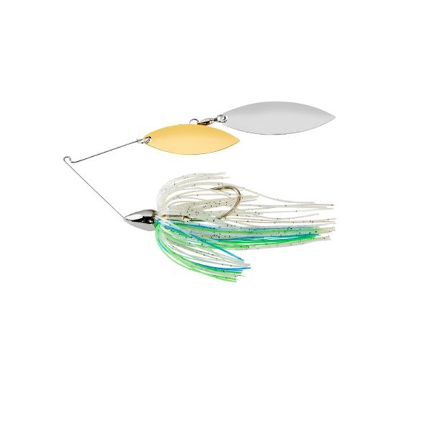 Picture of War Eagle Double Willow Nickel Frame Spinnerbait 3/8Oz Blue Herring WE38NW08