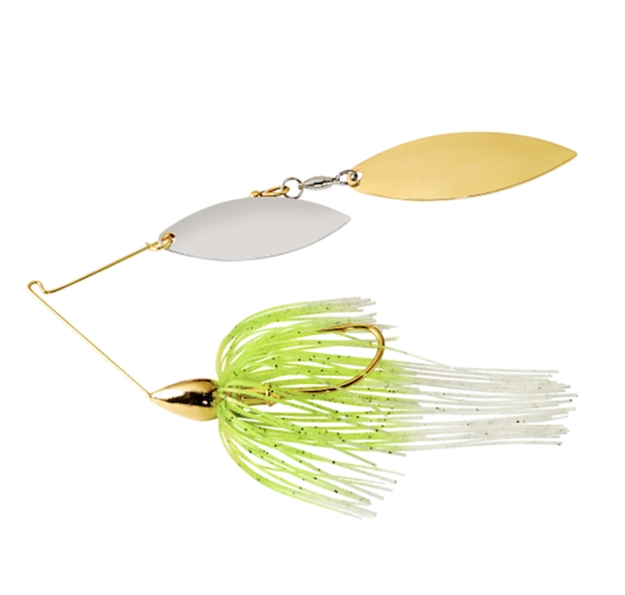 Picture of War Eagle Spinner Baits Gold Dbl Wil Spinnerbait Wht Cht WE38GWR02 657139202067