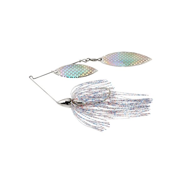 Picture of War Eagle Spinner Baits Double Willow Nickel Frame Spinnerbait 3/8Oz Firecracker WE38NW07