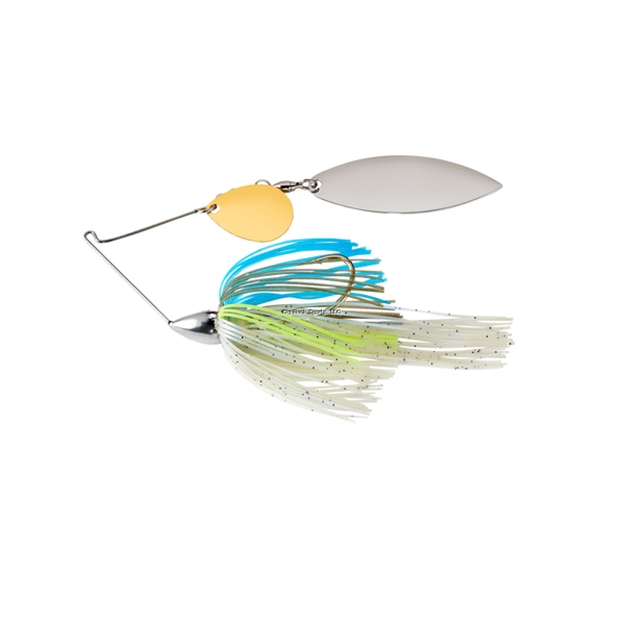 Picture of War Eagle Spinner Baits Tandem Willow Nickel Frame Spinnerbait 1/2Oz Sexxy Shad WE12NT19