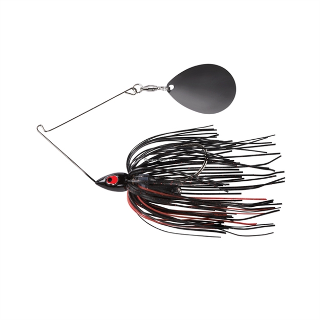 Picture of War Eagle Spinner Baits NT Sngl Col Blk Nkl Spnr Blk Red WE34PSBN38