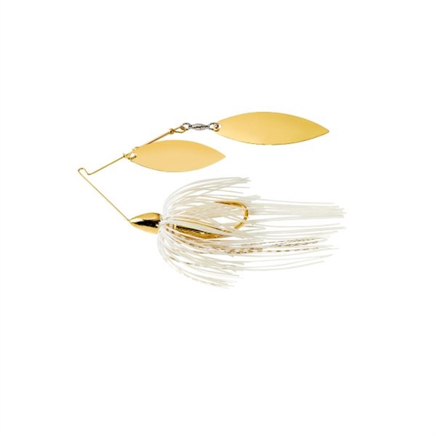 Picture of War Eagle Spinner Baits SE Gld Dbl Wil Spinnerbt Wht Gld WE34SEGW01G 657139061732