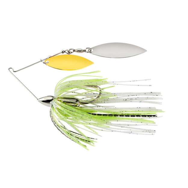 Picture of War Eagle Spinner Baits Screamin Eagle Double Willow Nickel Frame Spinnerbait 1/2Oz Spot Remover WE12SENW09