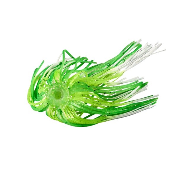 Picture of War Eagle Spinner Baits Skirt Replacement White Lime Cht WESK40 657139788080