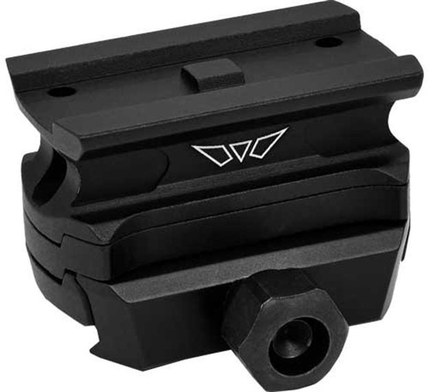 Picture of  Warne 6101M Red Dot Riser T1 Interface For Msr Co-Witness Riser Base Mount Black Anodized Aluminum 656813107353