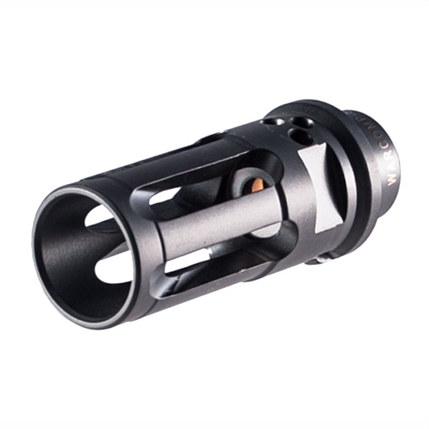 Picture of  Surefire Warcomp556ctn1228 Warcomp QD Flash Hider 5.56Mm Black Dlc Stainless Steel 1/2"X28 Threads 2.40" Oal