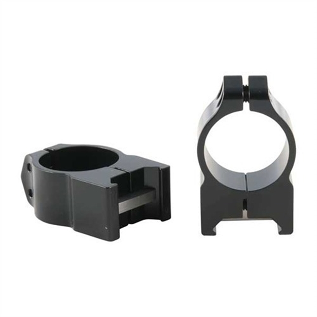 Picture of Warne 1'' Low Fixed Rings Gloss Black