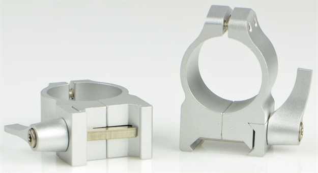 Picture of Warne 201Ls Quick Release Maxima/Magnum  Medium 1" Diameter Silver