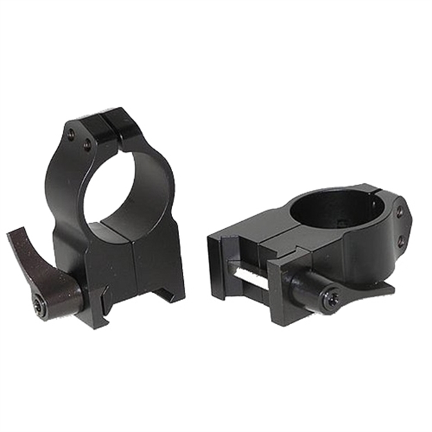 Picture of Warne 203Ls Quick Release Maxima/Magnum Extra High 1" Diameter Silver