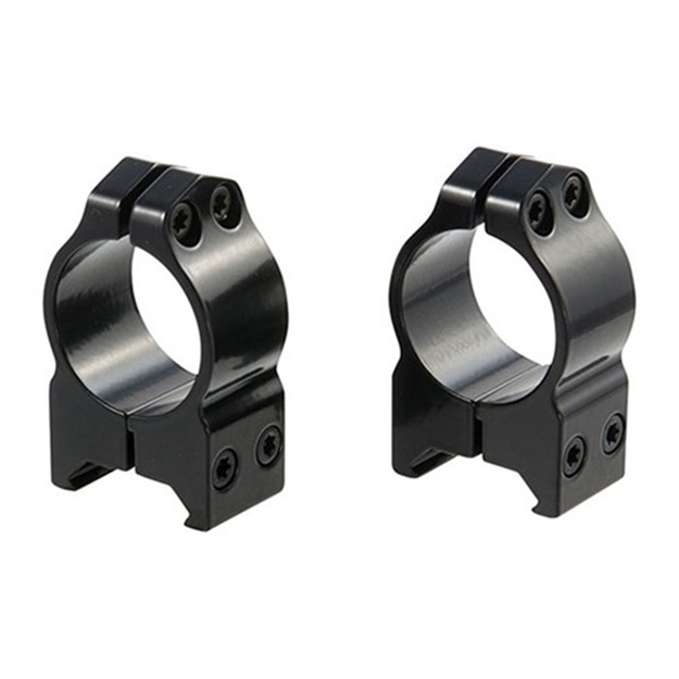 Picture of Warne 30Mm High Fixed Rings Gloss Black