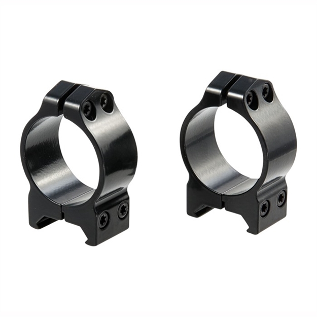Picture of Warne 30Mm Low Fixed Rings Gloss Black