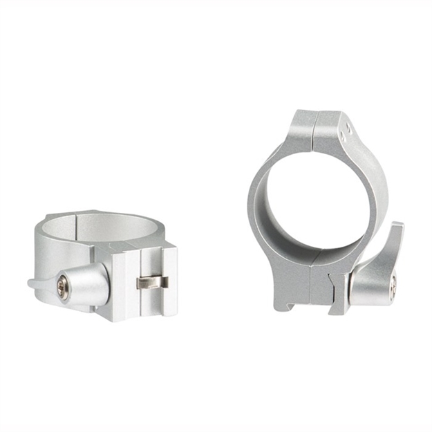 Picture of Warne 30Mm Medium Silver 7.3/22 Quick Detach Rings
