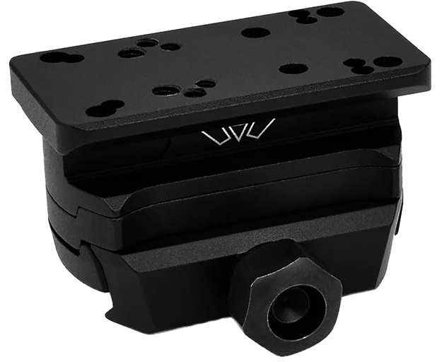 Picture of  Warne 6104M Red-Dot Riser Holosun Aems Tactical Black Anodized 656813113408