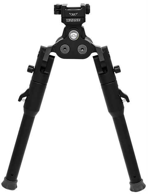 Picture of  Warne 7921M Skyline Pro Bipod  Black Anodized QD Picatinny Head With Lite Legs 656813114283
