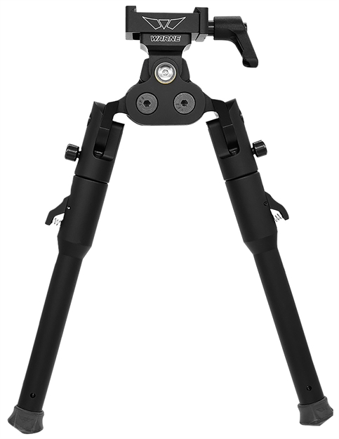 Picture of  Warne 7922M Skyline Pro Bipod  Black Anodized Arca Interface Head With Lite Legs 656813114290