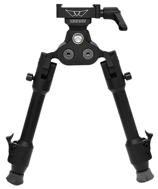 Picture of  Warne 7924M Skyline Pro Bipod  Black Anodized Arca Interface Head With Precision Legs