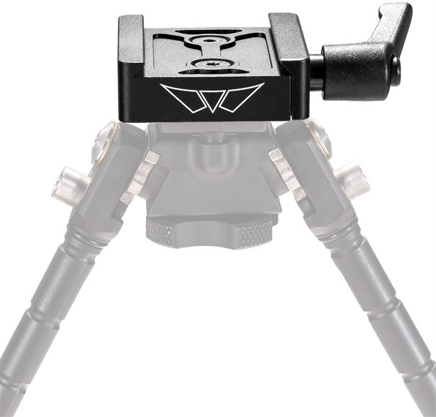 Picture of  Warne 7955M Arca Rail Adapter Skyline Black Anodized Steel