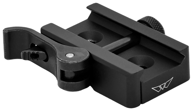 Picture of  Warne 7958M Picatinny Rail Adapter Skyline Black Anodized Aluminum/Steel
