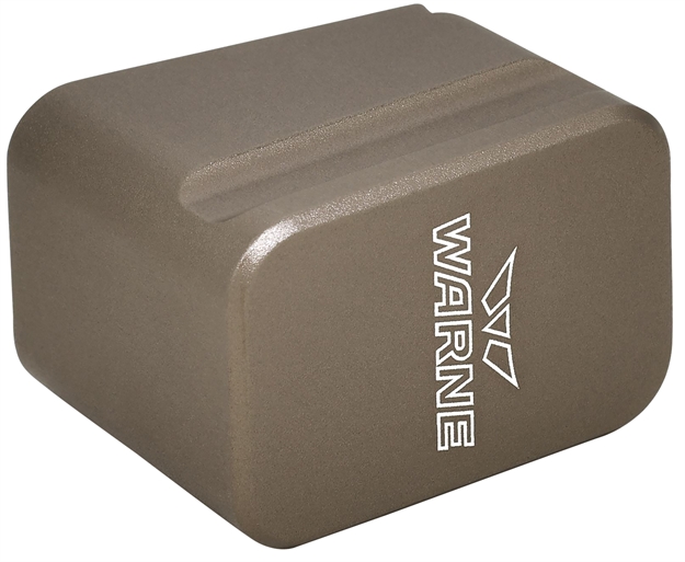Picture of Warne 3113 Magazine Extension  Made OF 6061-T6 Aluminum With Hardcoat Anodized Flat Dark Earth Finish For Glock 17, 22 Magazines (Adds 5Rds 9Mm Luger, 4Rds 40 S&W) MEG17-5/4DE