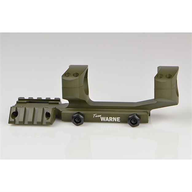 Picture of Warne Mfg CO 1 Piece Tactical Ramp Mount 1 OD Grn
