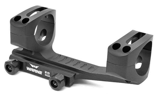 Picture of  Warne Lrskel30tw Skeletonized Scope Mount/Ring Combo Extended Black Anodized 30Mm Tube Msr Ultra High Rings 20 Moa