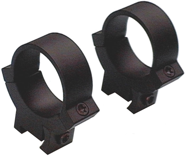 Picture of  Warne 721M Rimfire 70/30 Horizontal Split Matte Black Steel 1" Tube Medium 3/8"/11Mm Dovetail 0 Moa