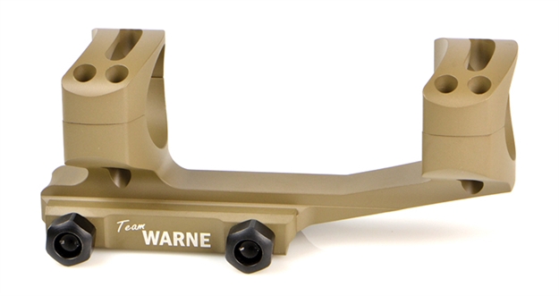 Picture of Warne Scope Mounts X-Skel Mount 1" Picatinny Dark Earth XSKEL1DE