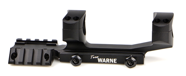 Picture of  Warne Ramp1 R.A.M.P. Scope Mount/Ring Combo Black Anodized 1" 656813102945