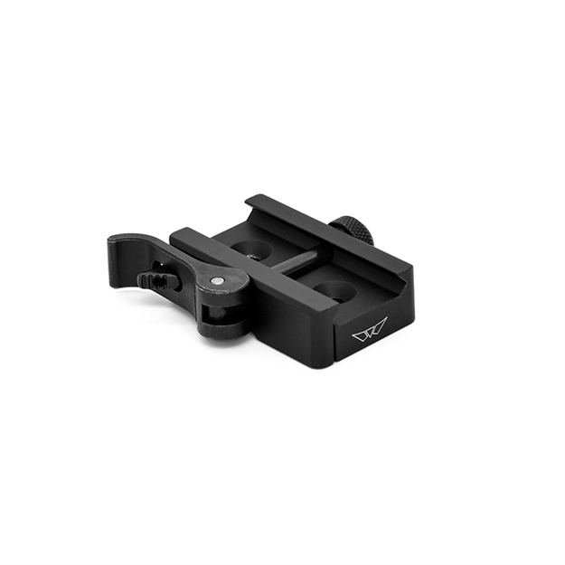 Picture of  Warne 7958M Picatinny Rail Adapter Skyline Black Anodized Aluminum/Steel 656813114146