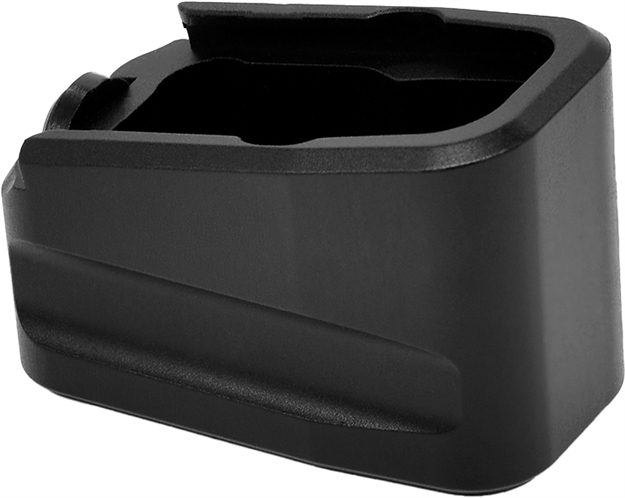 Picture of Warne Meg43x2blk Magazine Extension  Made OF 6061-T6 Aluminum With Hardcoat Anodized Black Finish For Glock 43X, 48 Magazines (Adds 2Rds) MEG43X-2BLK 656813107865
