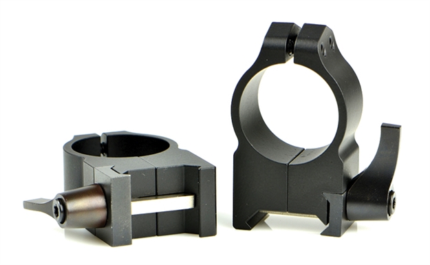 Picture of  Warne 202Lm Vertical Rings Maxima Matte Black 1" High Quick Detach 0 Moa 656813000302