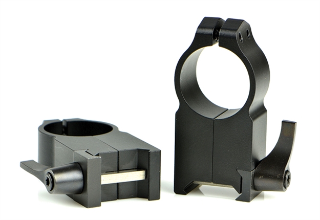 Picture of  Warne 204Lm Vertical Rings Maxima Matte Black 1" Ultra High Quick Detach 0 Moa