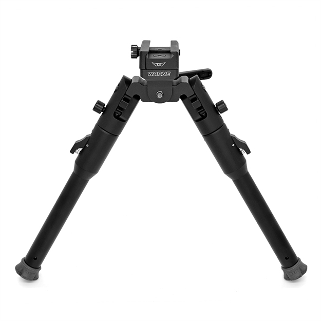 Picture of  Warne 7913M Lite Bipod Skyline Matte Black Fixed Picatinny