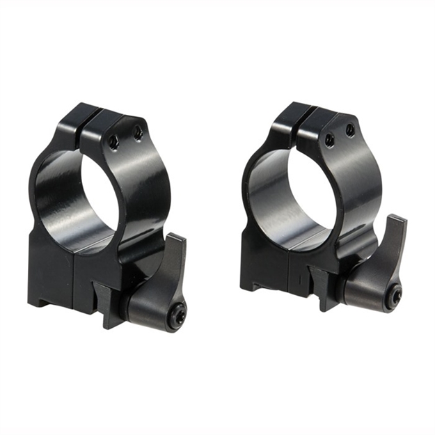 Picture of Warne QD Grl Ruger M77 & Hawkeye Rings 1'' Med Gloss